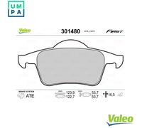 VALEO 301480 Brake pad set