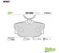 VALEO 301482 Brake pad set