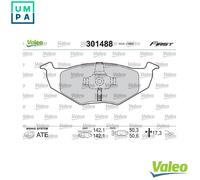 VALEO 301488 Brake pad set