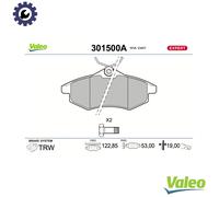 BRAKE PAD SET DISC BRAKE 301500A FOR CITROËN KFV 1.4L HFX 1.1L 8HZ /8HX 1.4L