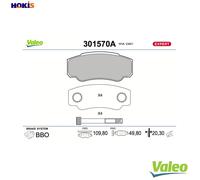 BRAKE PAD SET DISC BRAKE 301570A FOR PEUGEOT BOXER/Van/Platform/Chassis/Bus 2.8L