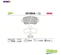 VALEO 301584A Brake pad set