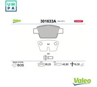 VALEO 301633A Brake pad set