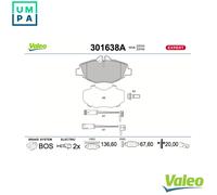 VALEO 301638A Brake pad set
