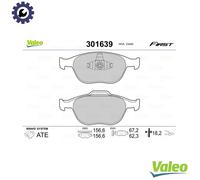 BRAKE PAD SET DISC BRAKE 301639 FOR FORD AUSTRALIA ALDA 2.0L N4JB 2.0L 4cyl 1.8L