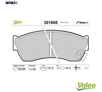 Brake pads Front Axle 301666 VALEO for SUZUKI SUBARU