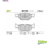 Fits VALEO 301703 HAM PADS. FIRST BMW 120D,130I,320D,325I,318D,320D ⭐UK Stock⭐