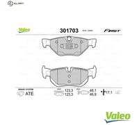Fits VALEO 301703 HAM PADS. FIRST BMW 120D,130I,320D,325I,318D,320D ⭐UK Stock⭐