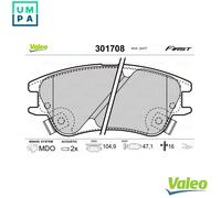 BRAKE PAD SET DISC BRAKE 301708 FOR HYUNDAI ATOZ/AMICA ATOS SANTRO/XING 1.0L