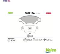 VALEO 301718A Brake pad set