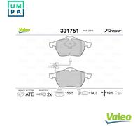 BRAKE PAD SET DISC BRAKE 301751 FOR AUDI A4/S4 A6/S6 AQE/ARH/AJP 1.8L AVG 1.9L