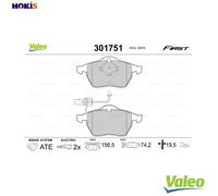 BRAKE PAD SET DISC BRAKE 301751 FOR AUDI A4/S4 A6/S6 AQE/ARH/AJP 1.8L AVG 1.9L