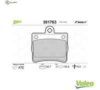 BRAKE PAD SET DISC BRAKE 301763 FOR MERCEDES-BENZ M 111.961OM 611.960 2.2L 4cyl