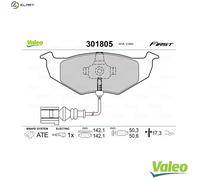 VALEO 301805 Brake pad set