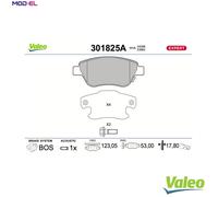 VALEO 301825A Brake pad set