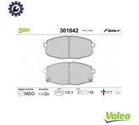 VALEO 301842 Brake pad set