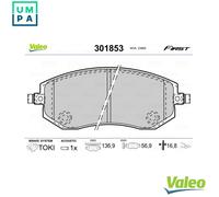 VALEO 301853 Brake pad set