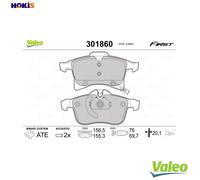 BRAKE PAD SET DISC BRAKE 301860 FOR HOLDEN COMBO/Van ASTRA/Convertible OPEL