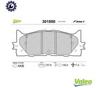 BRAKE PAD SET DISC BRAKE 301890 FOR LEXUS TOYOTA 2AZ-FE 2.4L 2AR-FXE/FE 2.5L ES
