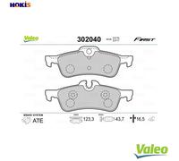 BRAKE PAD SET DISC BRAKE 302040 FOR MINI W17 D14 /1ND 1.4L W10 B14 A 1.4L 4cyl