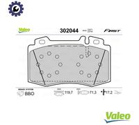 BRAKE PAD SET DISC BRAKE 302044 FOR MERCEDES-BENZ C-CLASS/Sportscoupe/T-Model