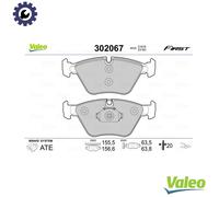 BRAKE PAD SET DISC BRAKE 302067 FOR MG BMW Z4/E86/Roadster/E85 X3/SAV/E83 2.5L