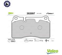 BRAKE PAD SET DISC BRAKE 302097 FOR VW BMX/BKJ/AZZ/BRJ 3.2L 6cyl TOUAREG