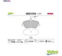 VALEO 302131A Brake pad set