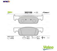VALEO 302150 Brake pad set