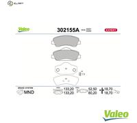 VALEO 302155A Brake pad set