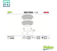 VALEO 302155A Brake pad set
