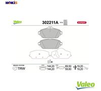 VALEO 302211A Brake pad set