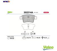 VALEO 302214A Brake pad set