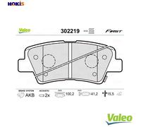 BRAKE PAD SET DISC BRAKE 302219 FOR HYUNDAI ACCENT/SOLARIS/IV/i25 FLUIDIC i40