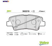 VALEO 302219 Brake pad set
