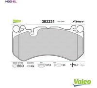 New Brake Pad Set, disc brake for MERCEDES-BENZ:SL,CLK,CLS,GLC,GLE 4203500