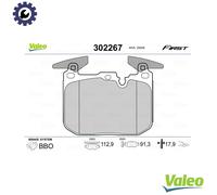 BRAKE PAD SET DISC BRAKE 302267 FOR BMW N13 B16 A 1.6L 4cyl 3 SERIES N47D20 2.0L