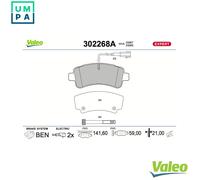 BRAKE PAD SET DISC BRAKE 302268A FOR PEUGEOT BOXER/Platform/Chassis/Van/Bus 2.2L