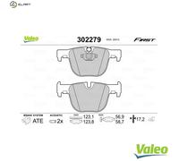 BRAKE PAD SET DISC BRAKE 302279 FOR BMW 4/Gran/Turismo/F3/F36/Convertible/F33