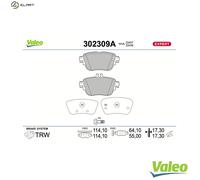 VALEO 302309A Brake pad set