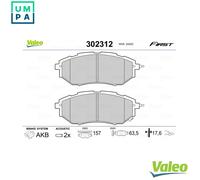 BRAKE PAD SET DISC BRAKE 302312 FOR SUBARU FA20F/FA20E 2.0L 4cyl WRX