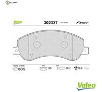 BRAKE PAD SET DISC BRAKE 302337 FOR VW CFPA 2.0L CNFB/CSHA/CNEA/CNFA/CDBA 2.0L