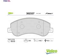 VALEO 302337 Brake pad set