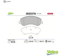 VALEO 302337A Brake pad set