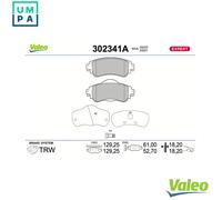 BRAKE PAD SET DISC BRAKE 302341A FOR CITROËN C4/II/Hatchback/Van HNV 1.2L 3cyl
