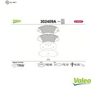 BRAKE PAD SET DISC BRAKE 302409A FOR LAND ROVER DEFENDER/Station/Wagon/Van 1.5L