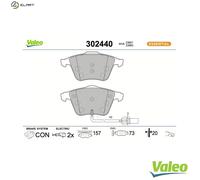 VALEO 302440 Brake pad set