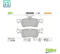 VALEO 302450 Brake pad set