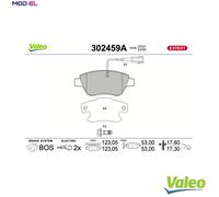 VALEO 302459A Brake pad set
