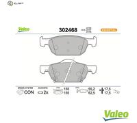 BRAKE PAD SET DISC BRAKE 302468 FOR HONDA CIVIC/X/Hatchback/IX ACCORD/VIII 1.0L